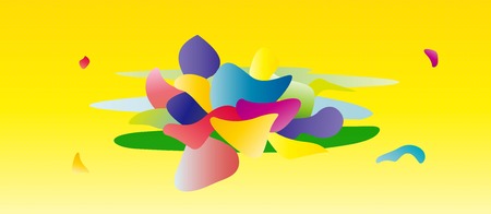 art Geometry backgroundのイラスト素材