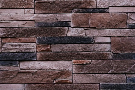 the brown texture of the masonryの写真素材