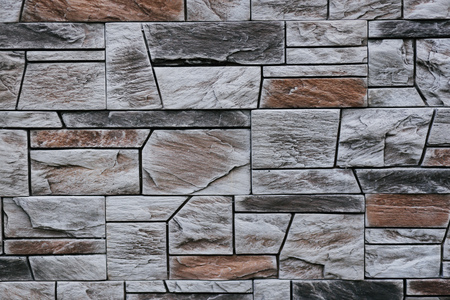 the brown texture of the masonry