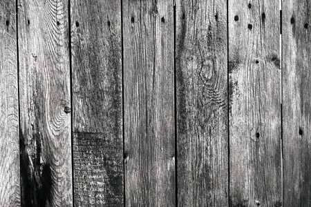 black and white texture of old boards. grungeの写真素材