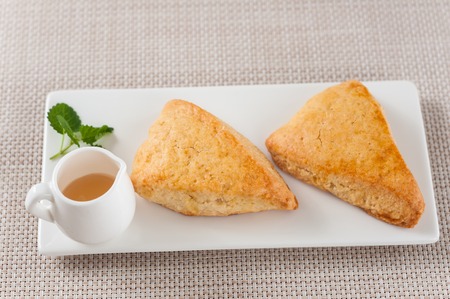 Honey sconeの写真素材