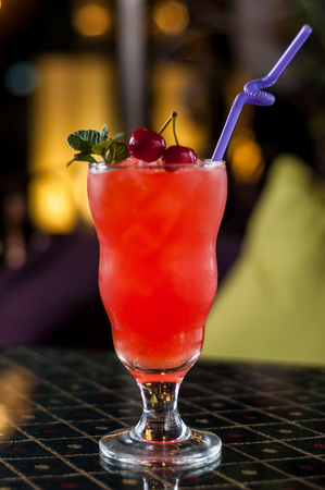 Cherry drinkの写真素材