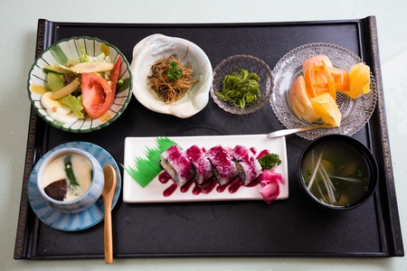 Japanese mealの写真素材