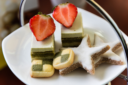 Afternoon tea snackの写真素材