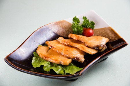 Japanese grill cod fishの写真素材