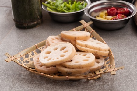 lotus rootの写真素材