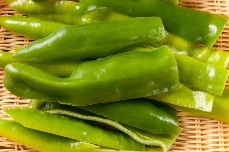 Green pepperの写真素材