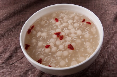 Glutinous Rice Balls in Fermented Rice Wineの写真素材