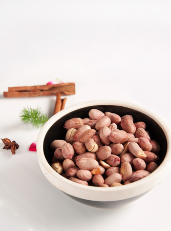 Chinese cuisine-Roasted peanutsの写真素材
