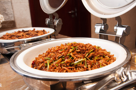 Chinese cuisine-Jellyfish fry meatの写真素材