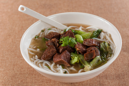 Beef rice noodleの写真素材