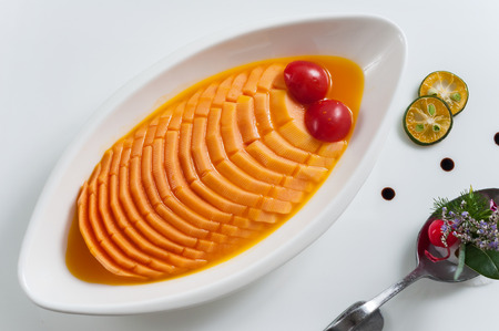 Orange juice papayaの写真素材
