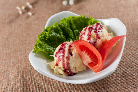 potato saladの写真素材