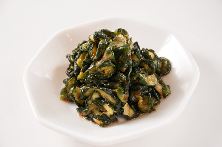 Crisp dried cucumber,Chinese cuisineの写真素材