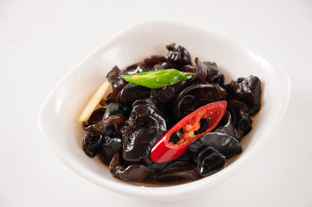 daintily fungus,chinese cuisineの写真素材