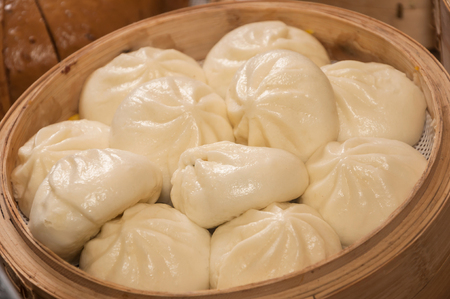 steamed stuffed buns,baoziの写真素材