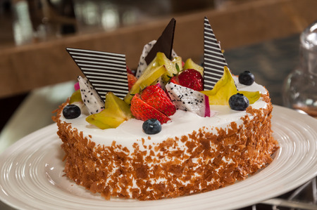 Fruit cakeの写真素材