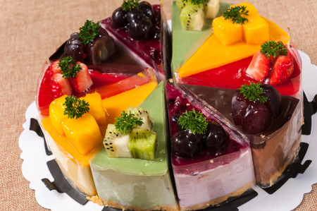 colorful cakeの写真素材