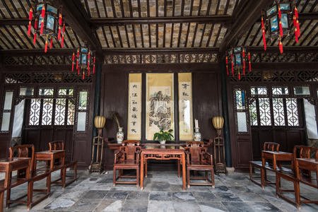 China's old residence hallのeditorial素材