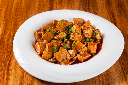 sichuan mapo tofu, chinese foodの写真素材