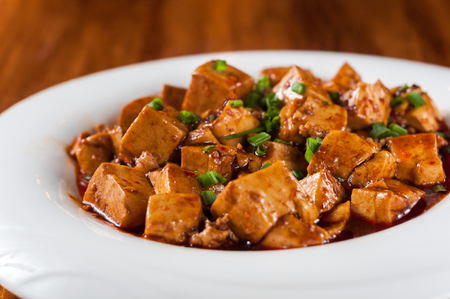 sichuan mapo tofu, chinese foodの写真素材