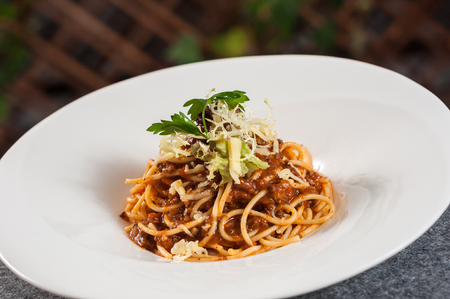 Spaghetti bologneseの写真素材