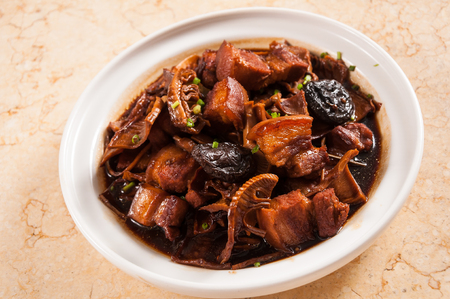 Braised Pork with Dried Bamboo Shootsの写真素材