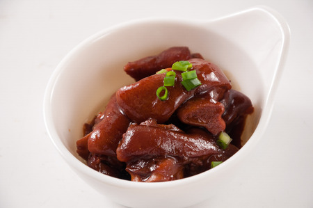 Braised Pork Trotter with Soya Sauceの写真素材