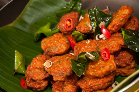 Spicy fried fish cake