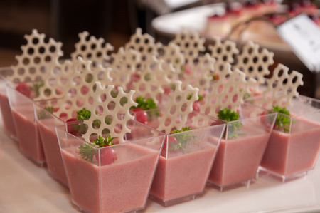 pink dessertの写真素材