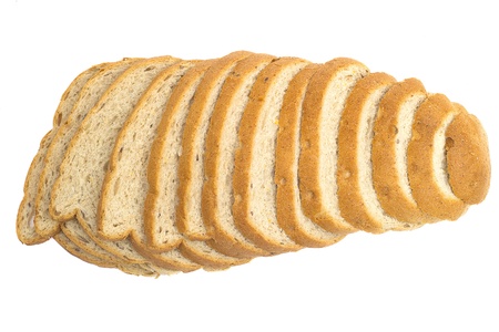 cut loaf of breadの写真素材