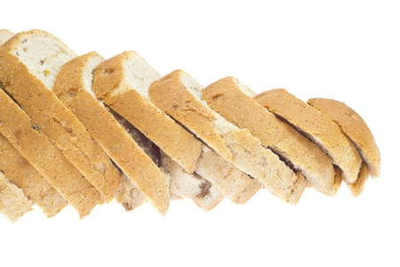 cut loaf of bread