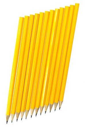 Pencils on whiteの写真素材