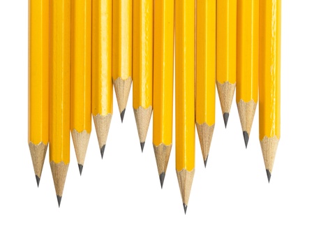 Pencils on whiteの写真素材
