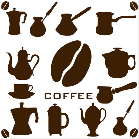 Coffee collectionのイラスト素材