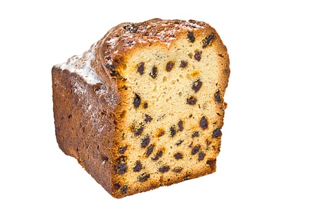 dessert cake on a white backgroundの写真素材