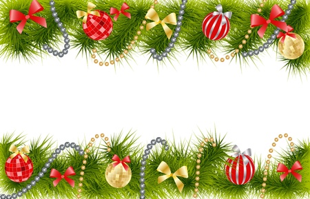Christmas Tree decorationのイラスト素材