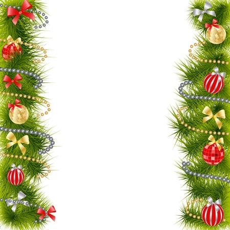 Christmas Tree decorationのイラスト素材