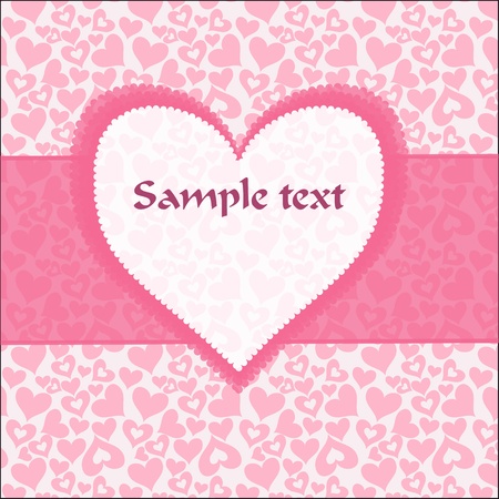Valentines day card illustrationのイラスト素材