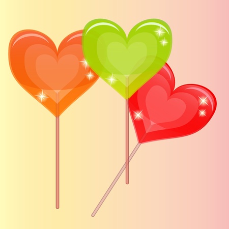 multi-coloured candy illustrationのイラスト素材