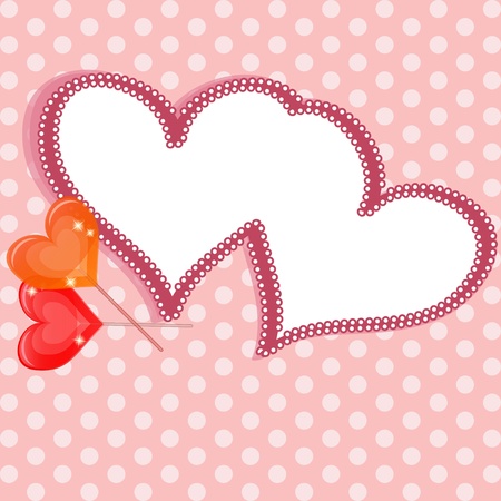 Valentines day card illustrationのイラスト素材