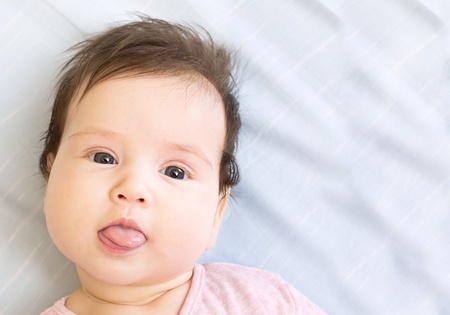 Sweet baby girlの写真素材