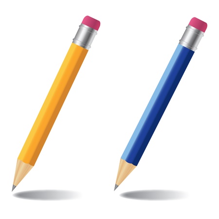 Pencil vector illustration set. のイラスト素材