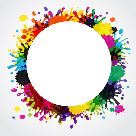 Vector splash abstract backgroundのイラスト素材