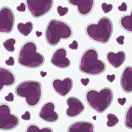 valentine seamless hearts pattern backgroundのイラスト素材