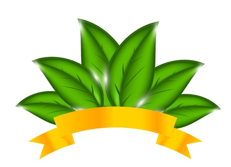 Environmental background with plant.illustrationのイラスト素材