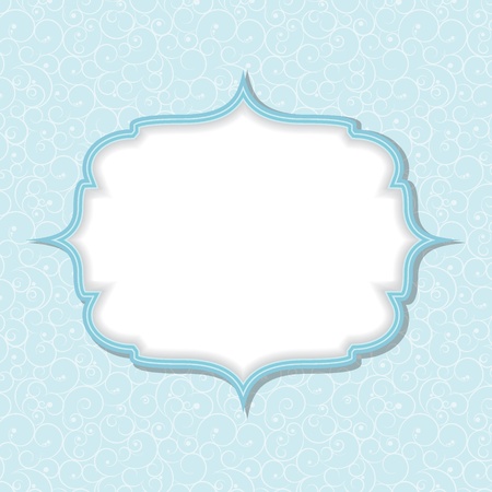 Frame in  retro vintage seamless background. のイラスト素材
