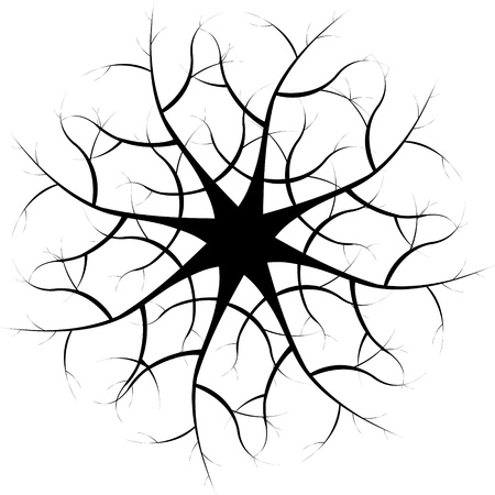 Black and white hypnotic background のイラスト素材