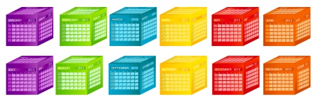 Calendar 2013  のイラスト素材