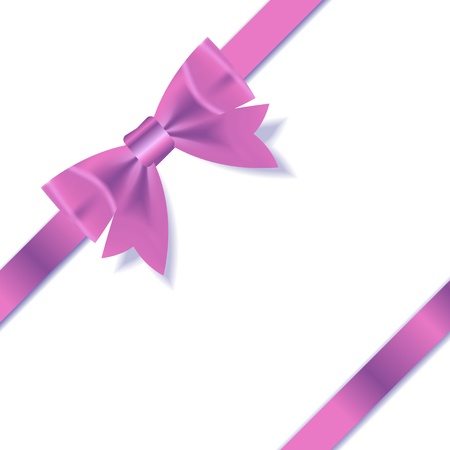 Pink Gift Ribbon    illustrationのイラスト素材